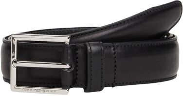 Шкіряний чоловічий ремінь Tommy Hilfiger Hudson 3.0 Black (чорний), 105 см, AM0AM13760