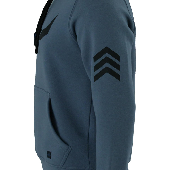 Чоловічий худі ROCK-IT Apparel Urban Streetstyle з начосом, камуфляж Dark Camo, розмір XL, синій