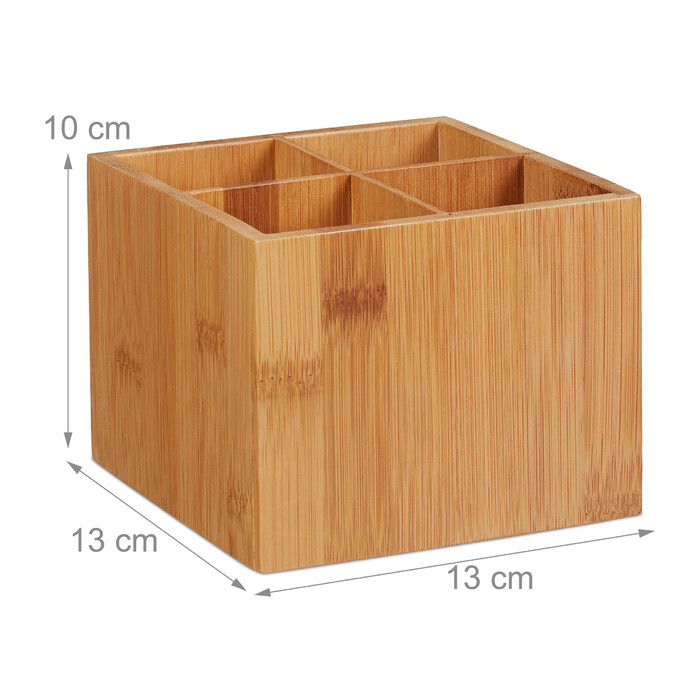 Relaxdays Bamboo Cutlery Set