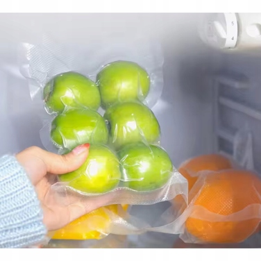 Вакууматор для продуктів, вакуумний пакувальник 100 Вт + 10 пакетів у подарунок