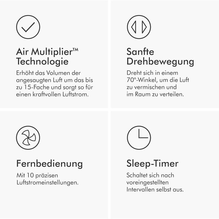 Вентилятор Dyson AM07 Air Multiplier Tower Fan White - Білий