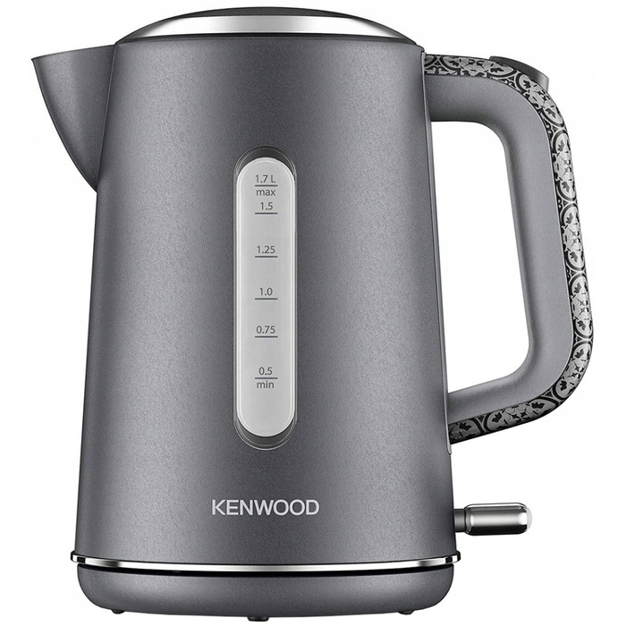 Електричний чайник Kenwood ZJP04, 2200 Вт, 1,7 л, сріблястий/сірий