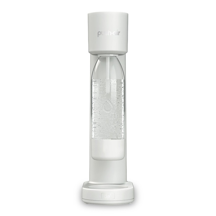 Сифон для газування води Dafi Pushair (піщаний колір) + балон CO2 + пляшка 0,7 л