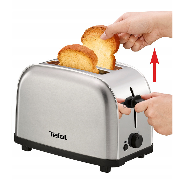 Тостер Tefal TT330D30, 6 рівнів просмаження, 700 Вт, з піддоном для крихт