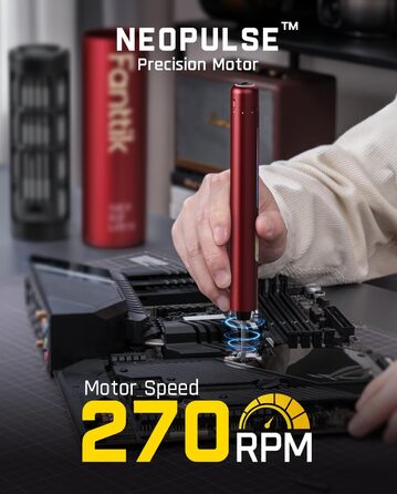 Набір викруток прецизійних Fanttik E2 Ultra 50 в 1 для ремонту iPhone, ноутбуків, годинників, окулярів (червоний)