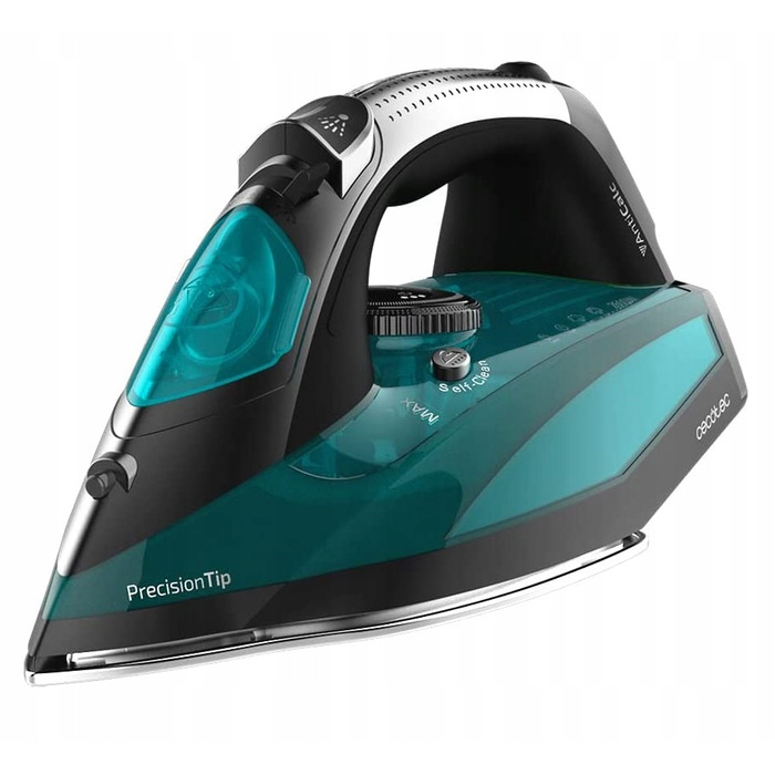 Парова праска Cecotec Fast&Furious 5020 Force 2600W, 60г/хв, чорно-зелена