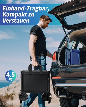 Візок-тележка Klein Kitsure складний з міцними пластиковими колесами, 71,1 x 43,2 x 91,5 см - для покупок, саду, кемпінгу, спорту та риболовлі, чорний