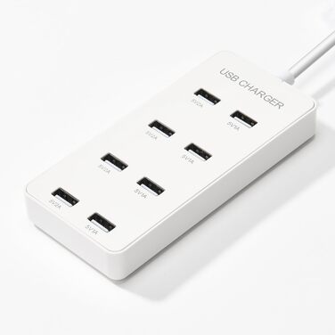 USB-зарядний пристрій 20 портів, портативна станція швидкої зарядки для iPhone, iPad, Samsung, Google, Xiaomi, Huawei та інших пристроїв