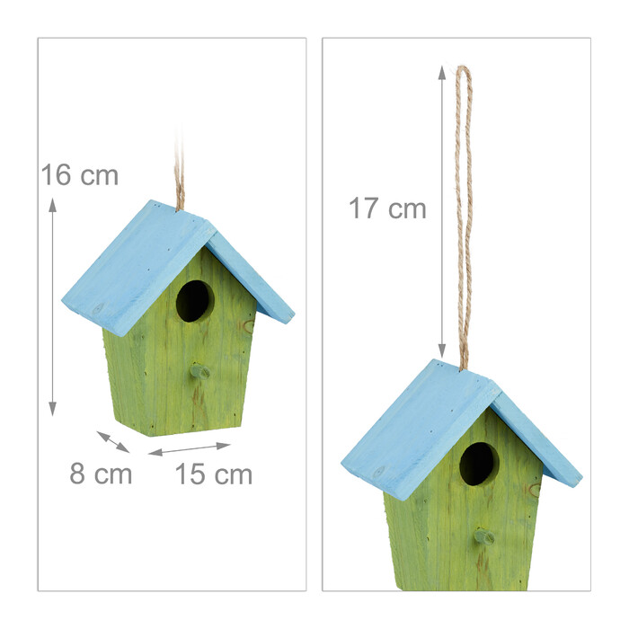Relaxdays Decorative Birdhouse