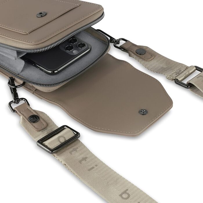 Сумка Bugatti Almata на плече з відділенням для смартфона, кросбоді для жінок (пісочний колір)