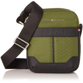 Чоловіча сумка-месенджер Tommy Hilfiger Elevated Nylon Mini Reporter (AM0AM10944), зелена (Mentor Green)