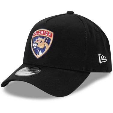 Кепка бейсболка New Era 9Forty A-Frame NHL Florida Panthers чорна, оригінальна, для шанувальників хокею