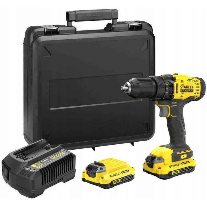 Шурупокрут Stanley V20 SFMCD700C2K 50Нм, 2x1,5Аг, у кейсі