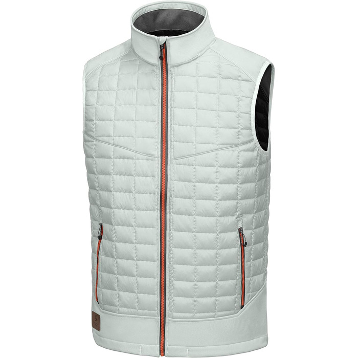 Little Donkey Andy Легка пухова жилетка для чоловіків, тепла безрукавка, Outdoor-куртка для походів, подорожей та бігу (XL, світло-сірий)