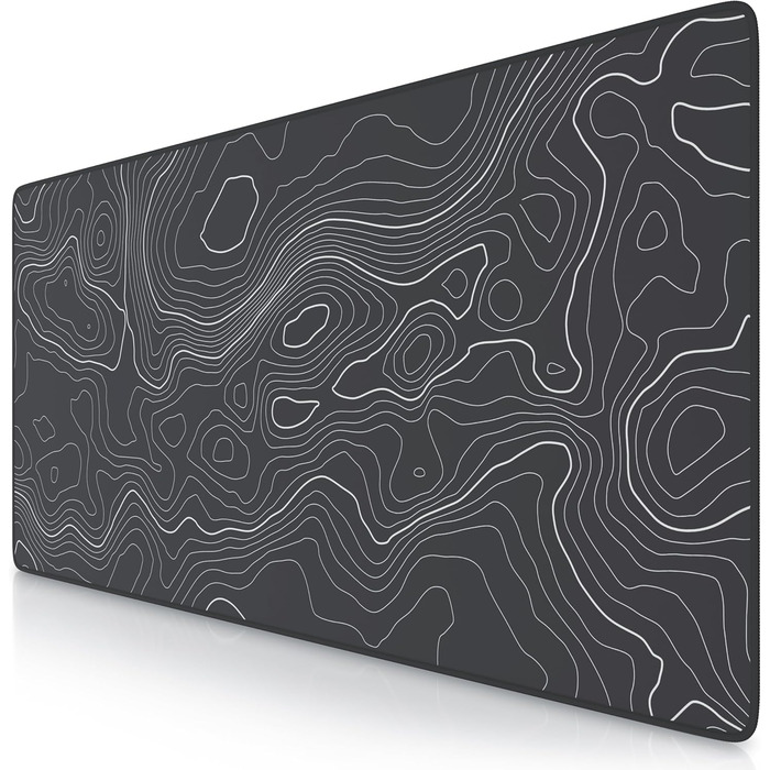 Килимок для миші TITANWOLF XXL 900x400mm - великий, покращена точність та швидкість, топографія