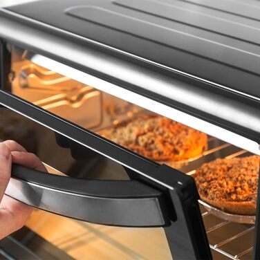 Мультиварка Cecotec Bake&Toast 1090 Black: 1000 Вт, 30 л, таймер, регулювання температури до 230ºC, дека, решітка-гриль та щипці