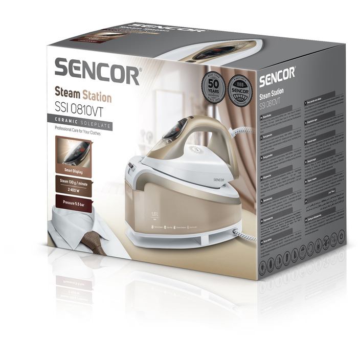 Парогенератор Sencor 2400 Вт, 5,5 бар, з функцією автоматичного вимкнення