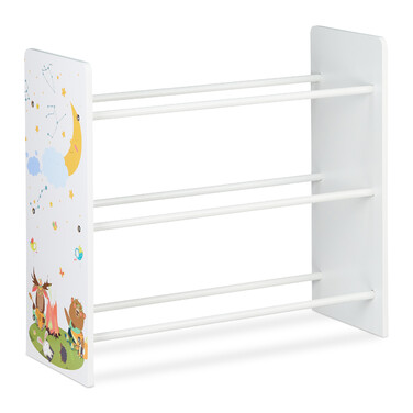 Relaxdays Children's Shelving Unit with 9 Boxes and Motif