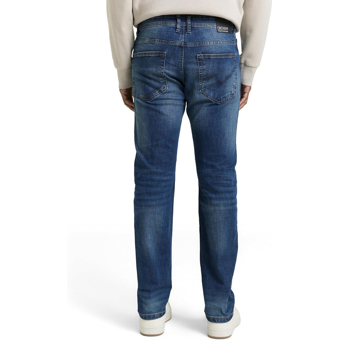 Джинси чоловічі TOM TAILOR Aedan Straight Stretch 36W/32L Mid Stone Wash Denim