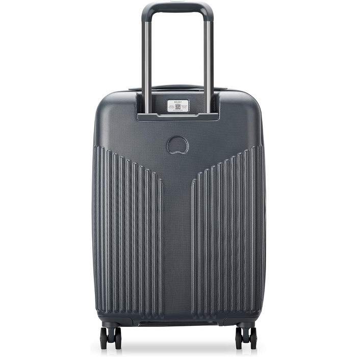 Набір валіз DELSEY PARIS Comete 3.0 (20/24/28) сірий (Графіт/Природний колір), жорсткий корпус, розширюваний, на спін-колесах