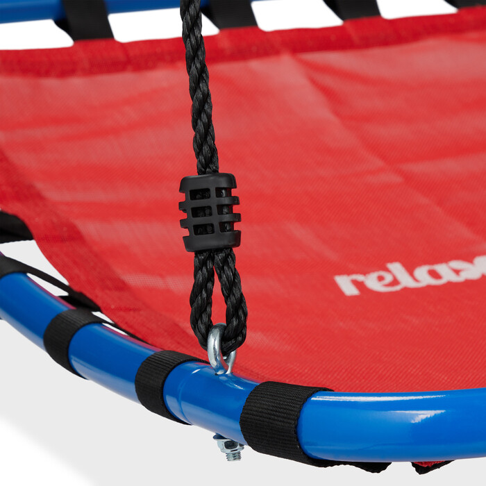 Relaxdays Corner Hanging Chair in Red