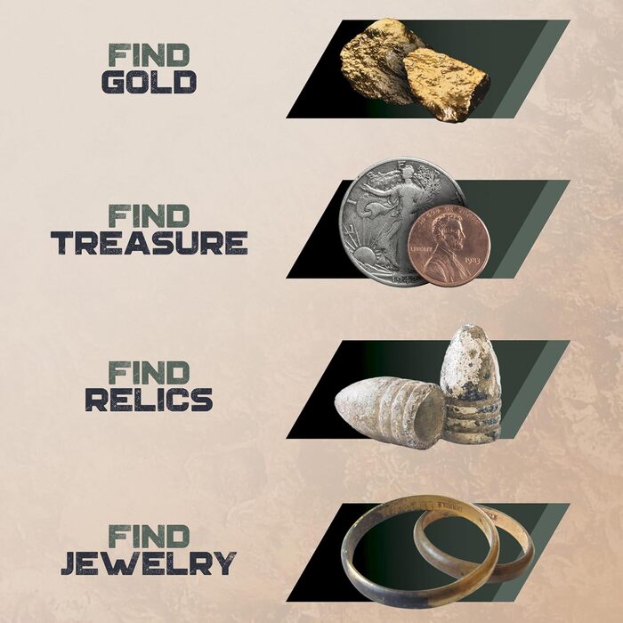 Металодетектор Minelab X-Terra Voyager - професійний, для дорослих, водонепроникний, 4 режими, з навушниками, рюкзаком та лопатою (ліс, зелений)