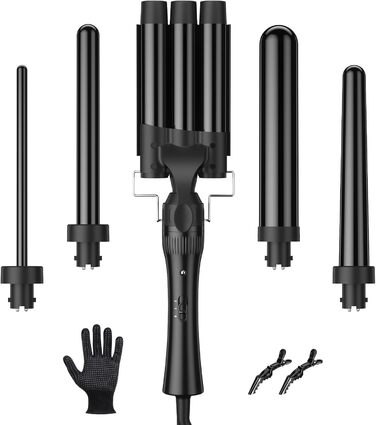 ELEHOT Локкенстаб 5 в 1: три циліндри, керамічне покриття, 10-32 мм, аксесуари, рукавички, кліпси