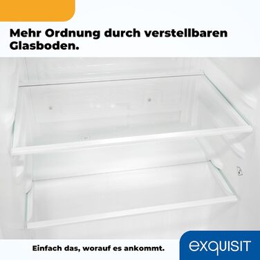 Exquisit KB505-V-040E: Міні-холодильник 40л, білий, ширина 45см, висота 51см, двері відкриваються зліва/справа