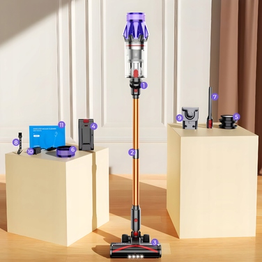 Вертикальний пилосмик Laresar Ultra 7-001, золотий