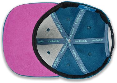 Soulbuddy Snapback кепка для чоловіків та жінок - унісекс стильна кепка для повсякденного носіння та відпочинку - бейсболка Must-Have - універсальний розмір (Petrol-Lila)