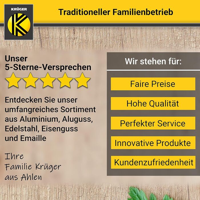 Форма для випікання хліба і кексу Krüger Husum 32×14×6,5 см, емальована, стійка до подряпин, для індукції та посудомийки, до 250°C
