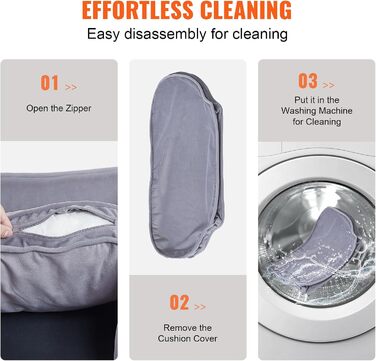 Крісло-лежанка для домашніх тварин VEVOR, лежанка для собак та котів, м'яка велюрова лежанка, витримує до 30 кг, сірий колір, розмір King (британський стандарт)