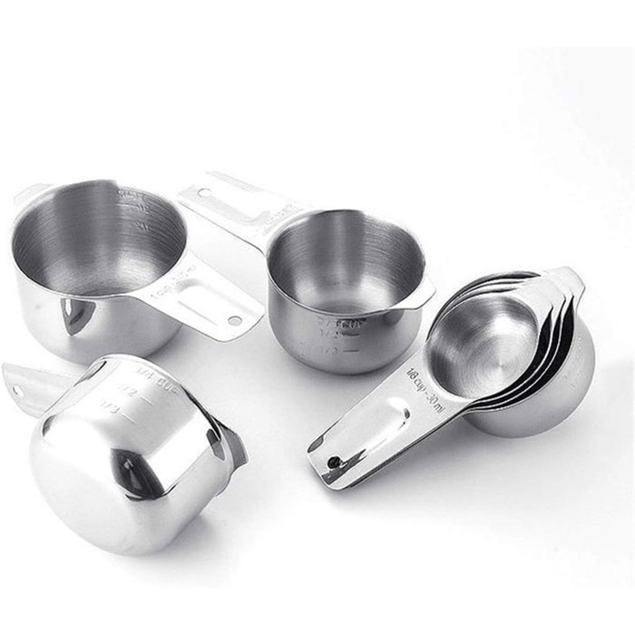 304 Stainless Steel Measuring Spoons Measuring Cups 13-Piece Set for Cooking