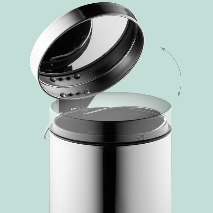Relaxdays Stainless Steel Cosmetic Containers 3 Liter
