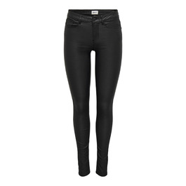Шкіряні штани жіночі ONLANNE облягаючого крою, чорні, розмір M/30L - екошкіра