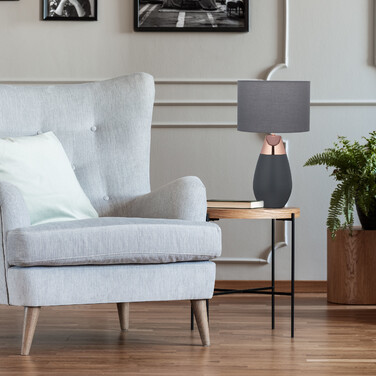 Приліжковий світильник Relaxdays Touch oval XL