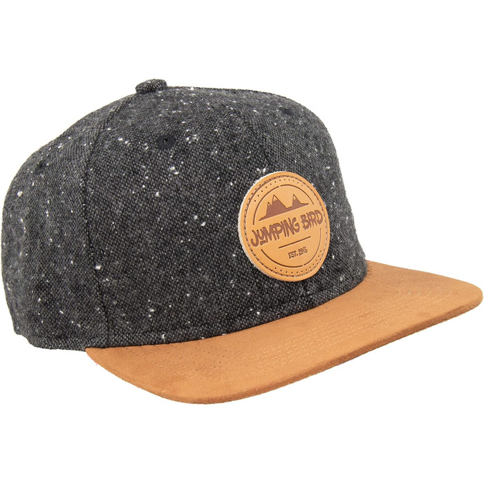 Кепка бейсболка Jumping Bird для чоловіків • Snapback кепка для активного відпочинку • Регульований розмір, легко миється, темно-сірий колір