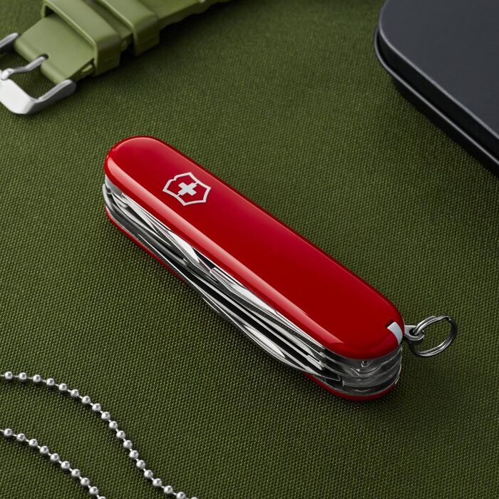 Мультитул Victorinox Fieldmaster: Швейцарський  ніж з 15 функціями, включаючи ніж, відкривачка для консервів та викрутка