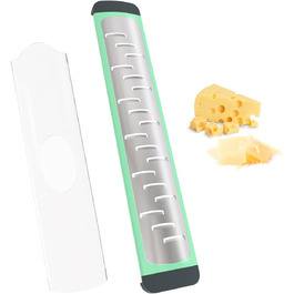 Empava Grater, Cheese Grater, Parmesan Grater, Kitchen Grater, Nutmeg Grater, Kitchen Reamer, Garlic Grater, Stainless Steel Grater, Lemon Grater, Ginger Grater, Nutmeg Grater, Stainless Steel Reamer, Parmesan Slicer - Green