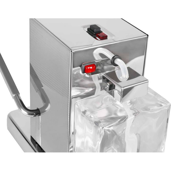 La Piccola Perla Italian Espresso Machine for ESE Pods - Environmentally Conscious and Economical in Consumption - For Standard ESE Pads 44mm PICP4S4GXX Silver