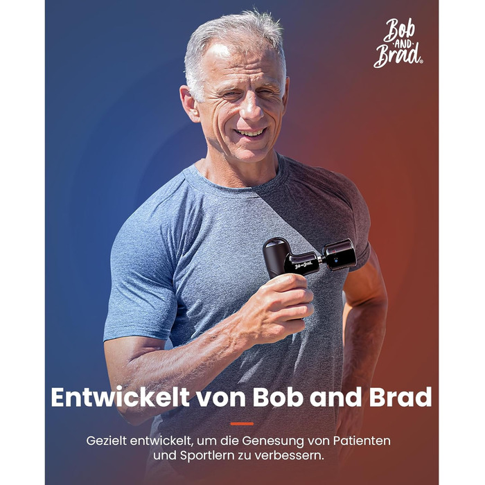Масажер для м'язів Bob and Brad Q2 Mini - компактний, портативний, з насадками для тепла та холоду