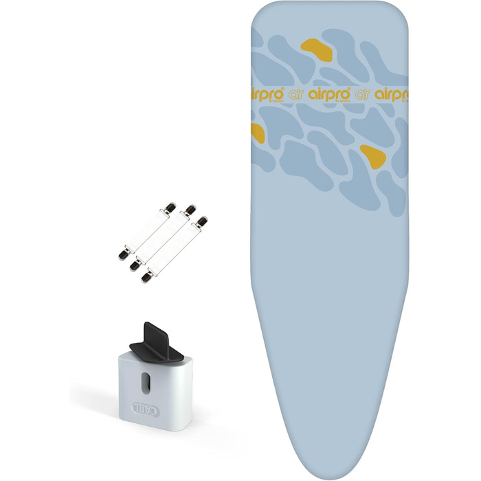 Покриття для прасувальної дошки 6-шарове для парогенератора, розмір XL, універсальне, 125x50 см, без води під дощею, прасування на 50% швидше, Made in Europe, Flagstones Lila XL