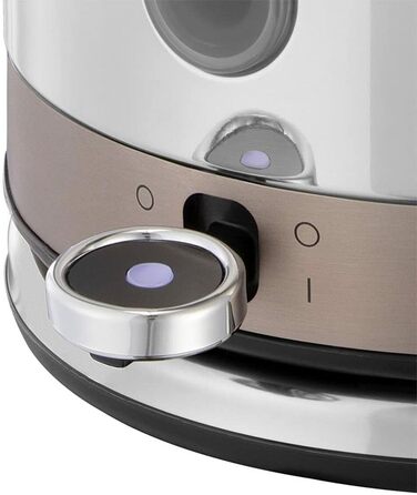 Електричний чайник Russell Hobbs Distinctions 1.5л з нержавіючої сталі, титан, з фільтром від накипу