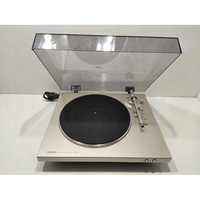 Вініловий програвач Denon DP-300F, сріблястий