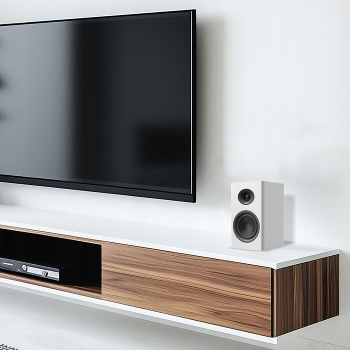 Комплект акустичних систем 2.0 Laudberg XS1 80 Вт, білий