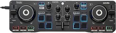 DJ контролер Hercules DJControl Starlight - портативний 2-Deck з 8 Pads, Serato DJ Lite для PC/MAC