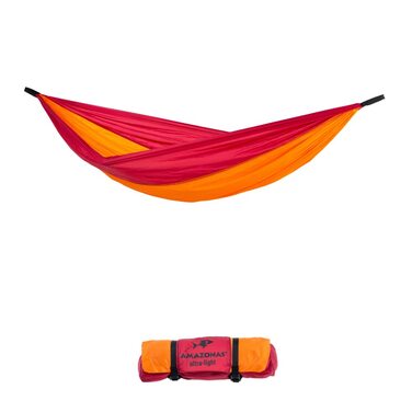 Гамак Amazonas Ultra-Light Adventure Coyote Kingsize (275x140 см, до 150 кг) - надлегкий, зелений