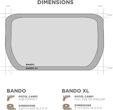 Унісекс бананка Bando Bag на пояс, сумка Bauchtasche