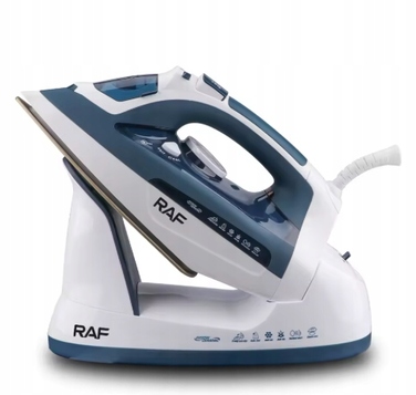 Парова праска RAF Steam Iron 2600W, керамічна підошва, самоочищення