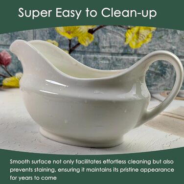 Large-capacity sauce dish, 530 ml, White – perfect for serving delicious sauces and condiments